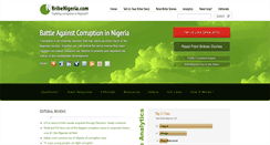 Desktop Screenshot of bribenigeria.com